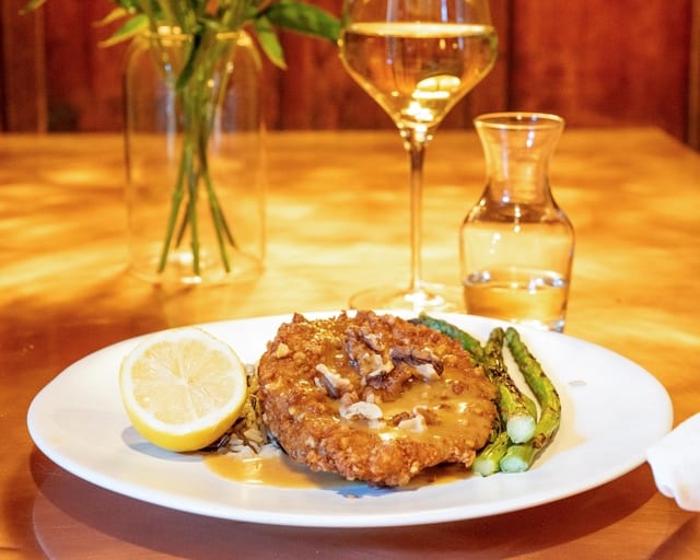 Walnut Crusted Chicken.