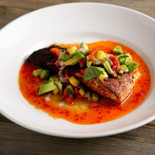 Blackened Salmon w/ Mango & Avocado Relish