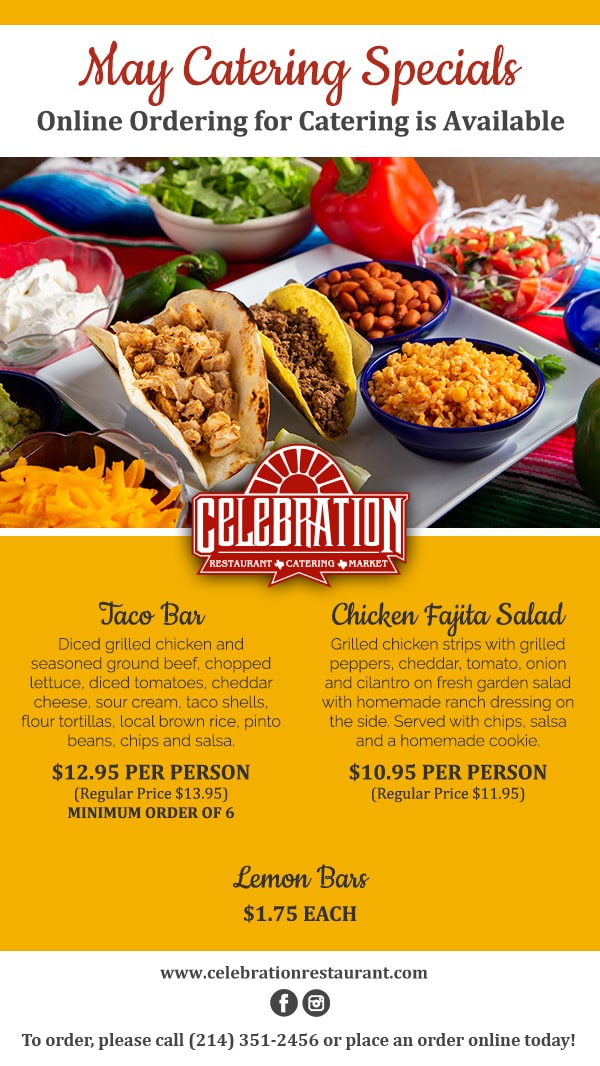 Catering | Celebration Restaurant